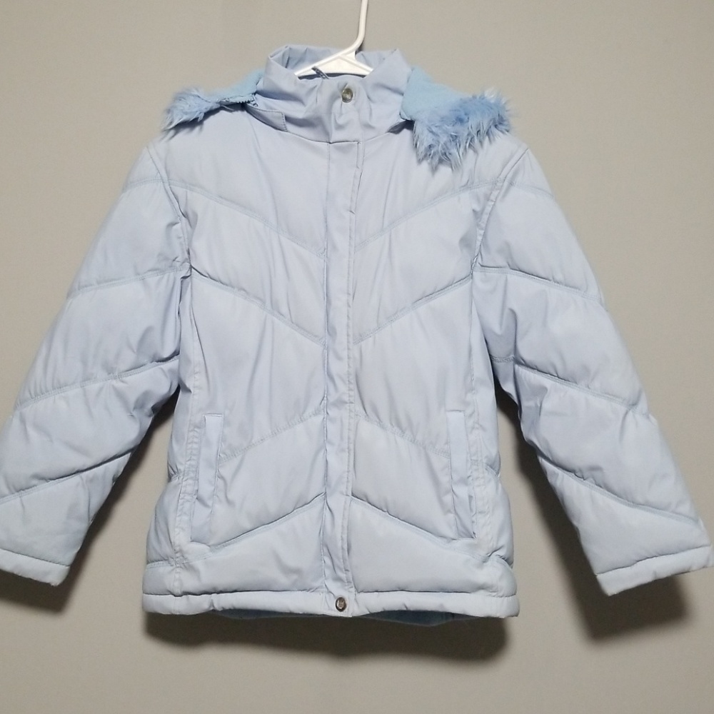 Big Chill baby blue puffer jacket